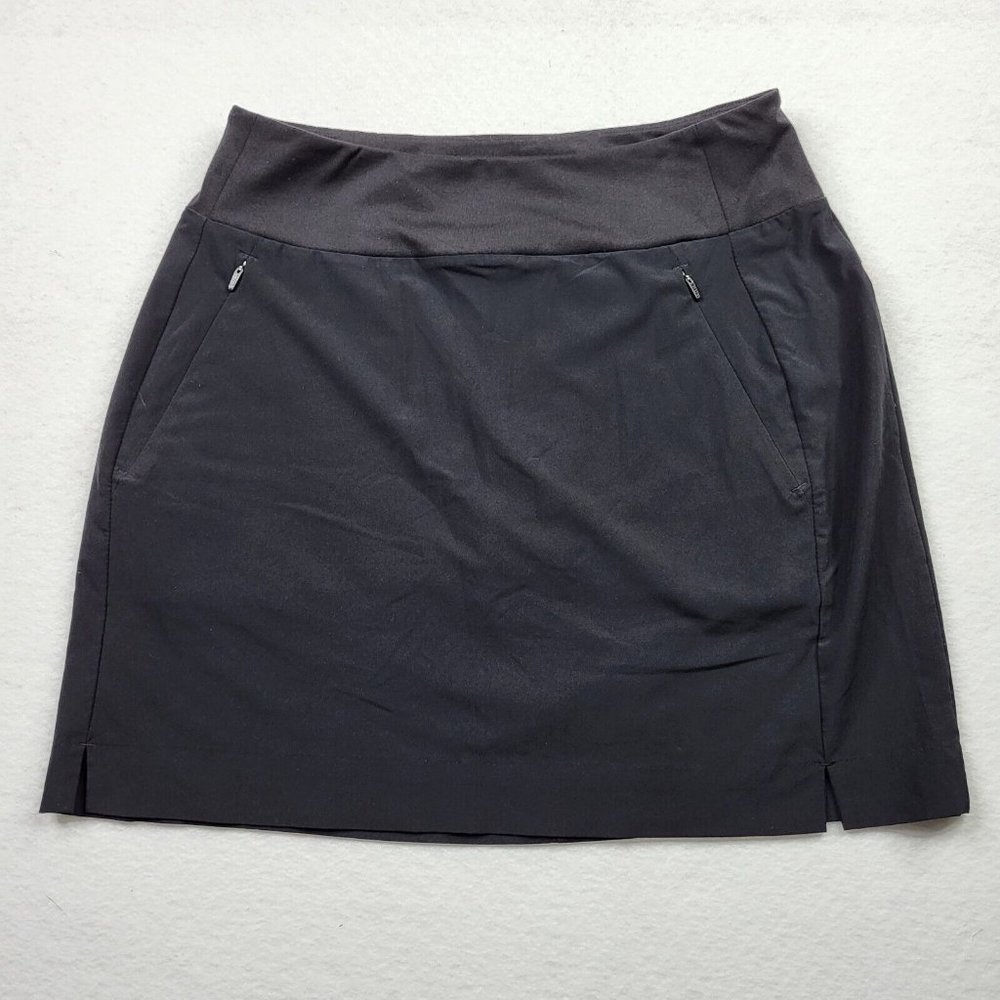 Athleta SOHO SKORT Women's black skirt shorts skort Size 2